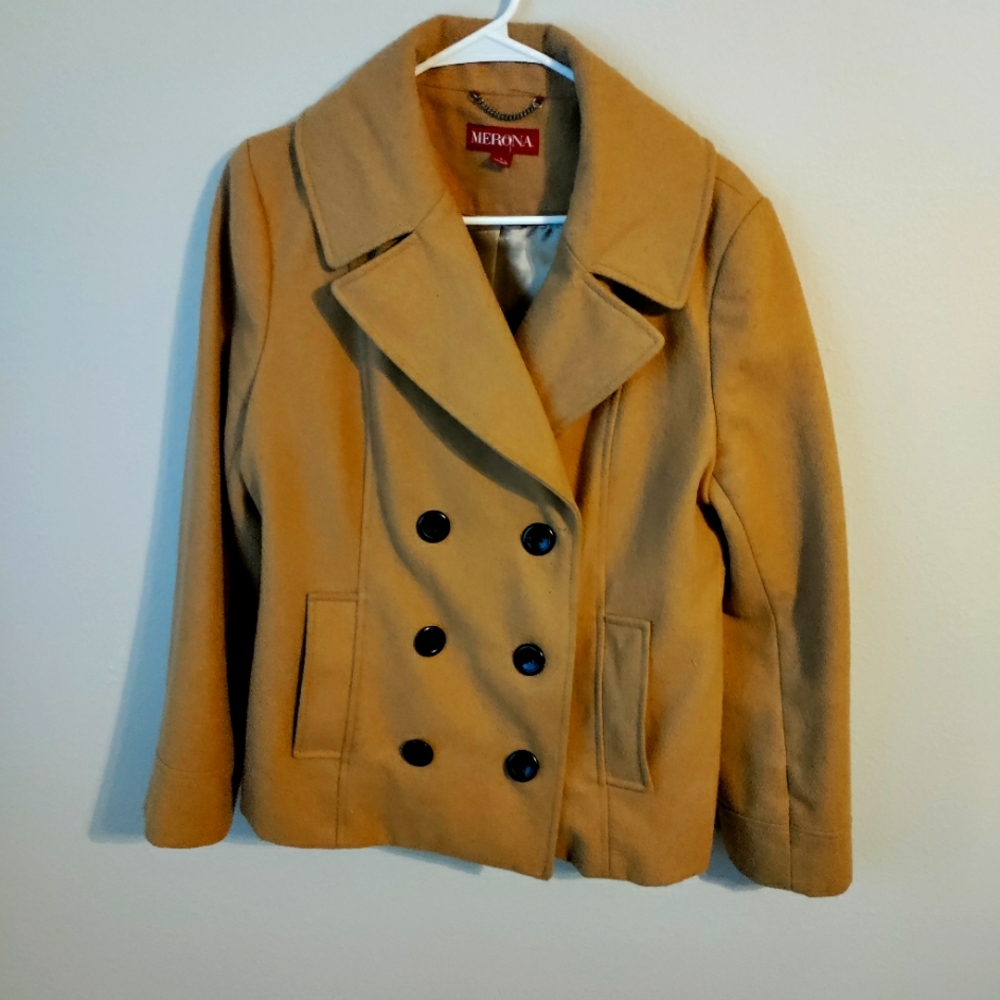 Merona Double Breasted Wool blended Peacoat